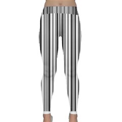 Barcode Pattern Classic Yoga Leggings by Sapixe