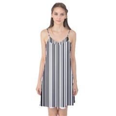 Barcode Pattern Camis Nightgown by Sapixe