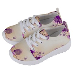 Background Floral Background Kids  Lightweight Sports Shoes