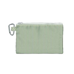 Background Pattern Green Canvas Cosmetic Bag (small)