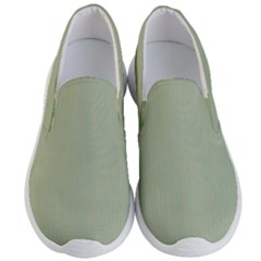 Background Pattern Green Men s Lightweight Slip Ons