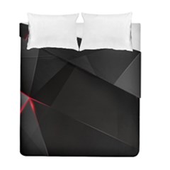 Black Light Dark Figures Duvet Cover Double Side (full/ Double Size) by Sapixe