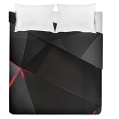 Black Light Dark Figures Duvet Cover Double Side (queen Size) by Sapixe