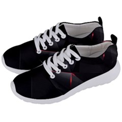 Black Light Dark Figures Men s Lightweight Sports Shoes by Sapixe