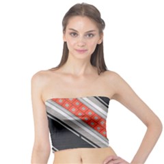 Bed Linen Microfibre Pattern Tube Top by Sapixe