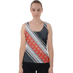 Bed Linen Microfibre Pattern Velvet Tank Top