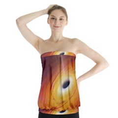 Black Hole Strapless Top by Sapixe