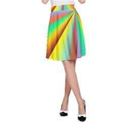 Burst Radial Shine Sunburst Sun A-line Skirt by Sapixe