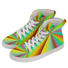 Burst Radial Shine Sunburst Sun Women s Hi-top Skate Sneakers