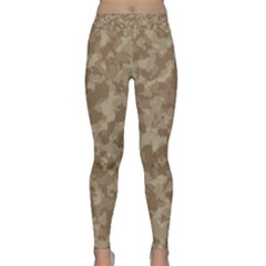 Camouflage Tarn Texture Pattern Classic Yoga Leggings by Sapixe