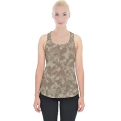 Camouflage Tarn Texture Pattern Piece Up Tank Top