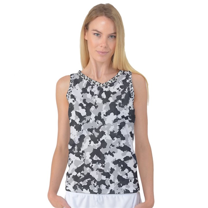 Camouflage Tarn Texture Pattern Women s Basketball Tank Top