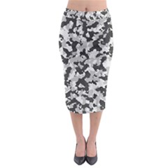 Camouflage Tarn Texture Pattern Midi Pencil Skirt by Sapixe