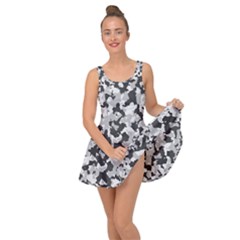 Camouflage Tarn Texture Pattern Inside Out Dress