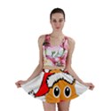 Cat Christmas Cartoon Clip Art Mini Skirt View1