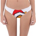 Cat Christmas Cartoon Clip Art Reversible Hipster Bikini Bottoms View1