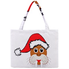 Child Of Artemis Christmas Animal Clipart Mini Tote Bag by Sapixe