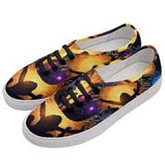 Celebration Night Sky With Fireworks In Various Colors Women s Classic Low Top Sneakers by Sapixe