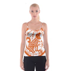 Chinese Zodiac Dog Spaghetti Strap Top by Sapixe