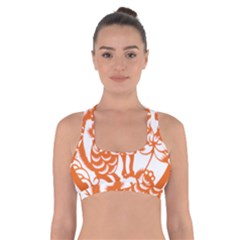 Chinese Zodiac Dog Cross Back Sports Bra by Sapixe