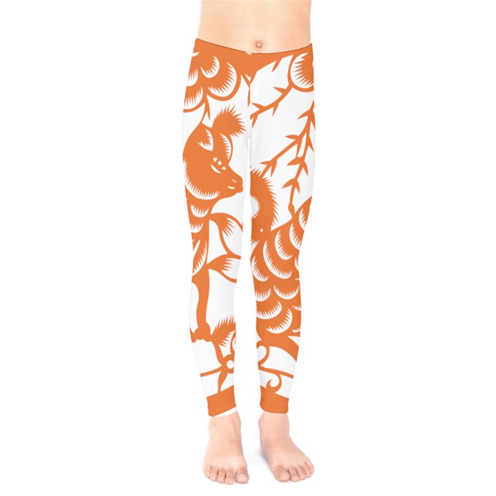 Chinese Zodiac Dog Kids  Legging