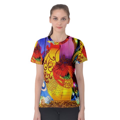 Chinese Zodiac Signs Women s Cotton Tee by Sapixe