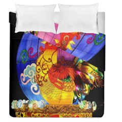 Chinese Zodiac Signs Duvet Cover Double Side (queen Size) by Sapixe