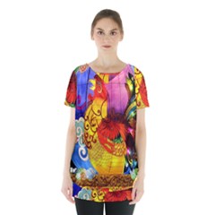 Chinese Zodiac Signs Skirt Hem Sports Top