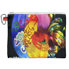 Chinese Zodiac Signs Canvas Cosmetic Bag (xxl)