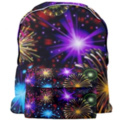 Celebration Fireworks In Red Blue Yellow And Green Color Giant Full Print Backpack