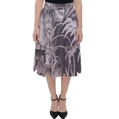 Chinese Dragon Tattoo Folding Skater Skirt by Sapixe