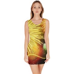 Celebration Colorful Fireworks Beautiful Bodycon Dress by Sapixe