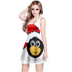 Christmas Animal Clip Art Reversible Sleeveless Dress by Sapixe