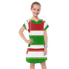 Christmas Banners Clipart Kids  Drop Waist Dress by Sapixe