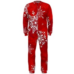 Christmas Pattern Onepiece Jumpsuit (men)  by Sapixe