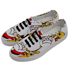 Christmas Santa Claus Men s Classic Low Top Sneakers by Sapixe