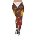 Christmas House Clipart Velvet Leggings View2