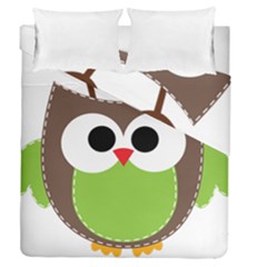 Clip Art Animals Owl Duvet Cover Double Side (queen Size) by Sapixe