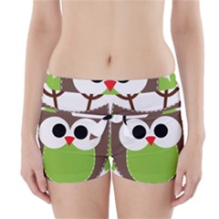 Clip Art Animals Owl Boyleg Bikini Wrap Bottoms by Sapixe