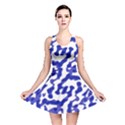 Bright Abstract Camo Pattern Reversible Skater Dress View1