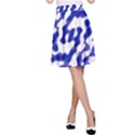 Bright Abstract Camo Pattern A-Line Skirt View1