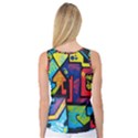 Urban Graffiti Movie Theme Productor Colorful Abstract arrows Women s Basketball Tank Top View2