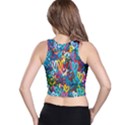 Graffiti Hearts Street Art Spray Paint Rad Racer Back Crop Top View2