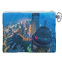 City Dubai Photograph From The Top Of Skyscrapers United Arab Emirates Canvas Cosmetic Bag (XXL) View2