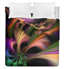 Color Burst Abstract Duvet Cover Double Side (queen Size) by Sapixe