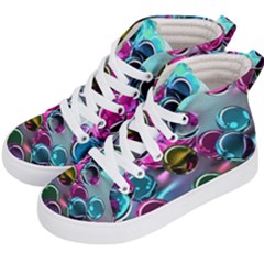 Colorful Balls Of Glass 3d Kid s Hi-top Skate Sneakers