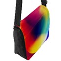 Colorful Glowing Flap Messenger Bag (S) View2