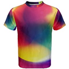 Colorful Glowing Men s Cotton Tee