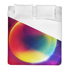 Colorful Glowing Duvet Cover (full/ Double Size) by Sapixe