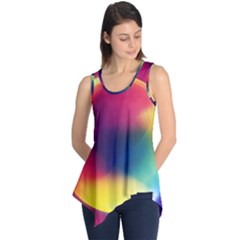 Colorful Glowing Sleeveless Tunic